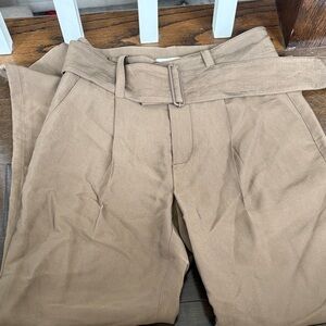 Vince women’s Brown Chinos with Belt size 2